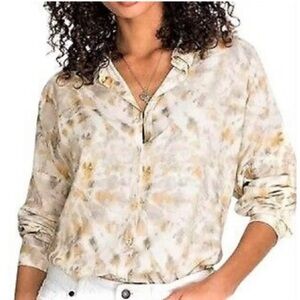 Johnny Was Relaxed Boxy Button Down Oversized